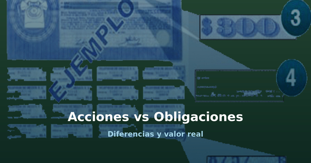 Acciones de Telmex vs. Obligaciones Hipotecarias: ¿cuál es la diferencia?